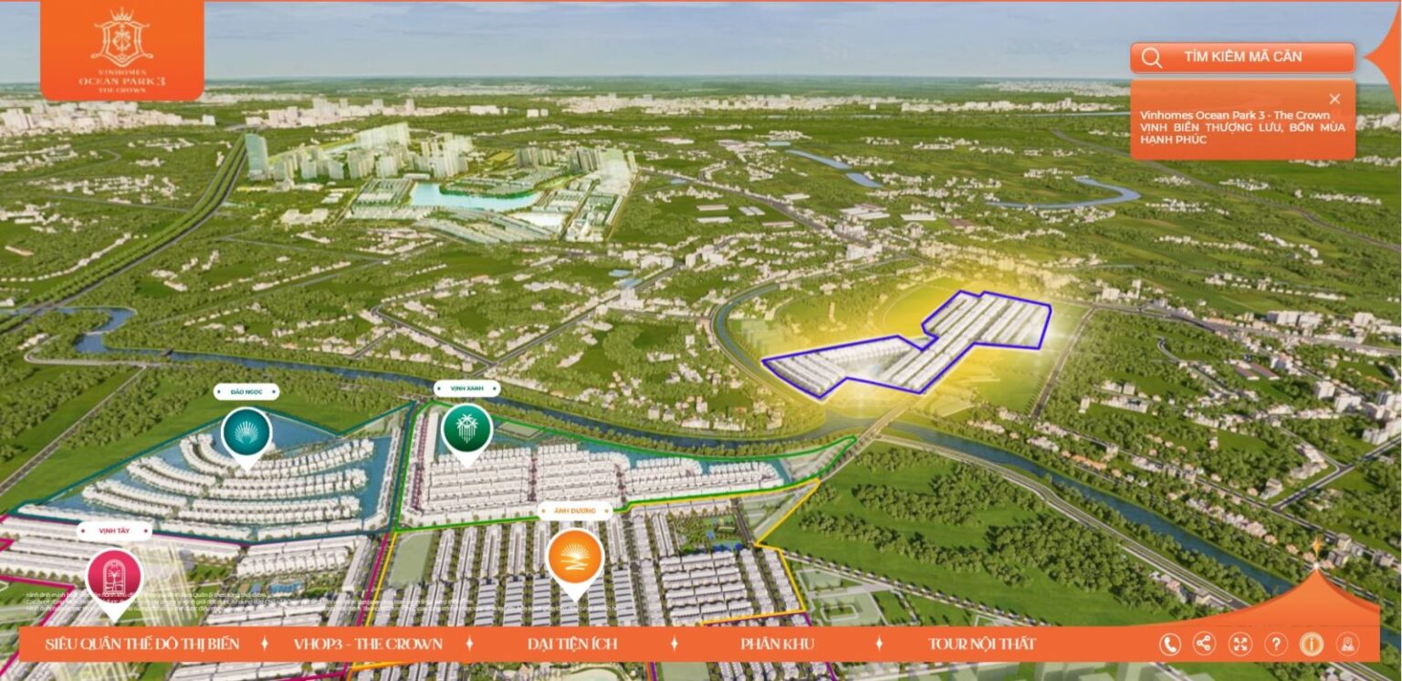 Trang chủ 63 Vị trí The Fullton Vinhomes Ocean Park 3